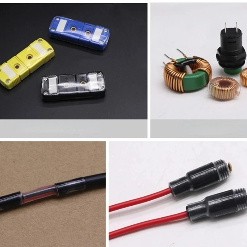 ضياء 1 2 3 4 5 6 7 8 9 10 12 14 16 20 ملم أنبوب الانكماش الحراري 2:1 كابل حراري من البولي أوليفين كم معزول