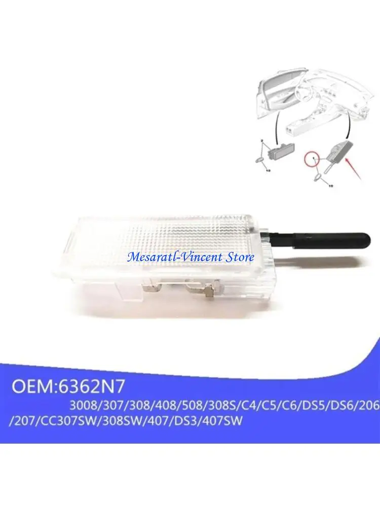 A70F Energy Efficient LED Cargo Box Light Compartment for 307 308 408 C4L C5 DS5 DS6 6362N7 Seamless Integration