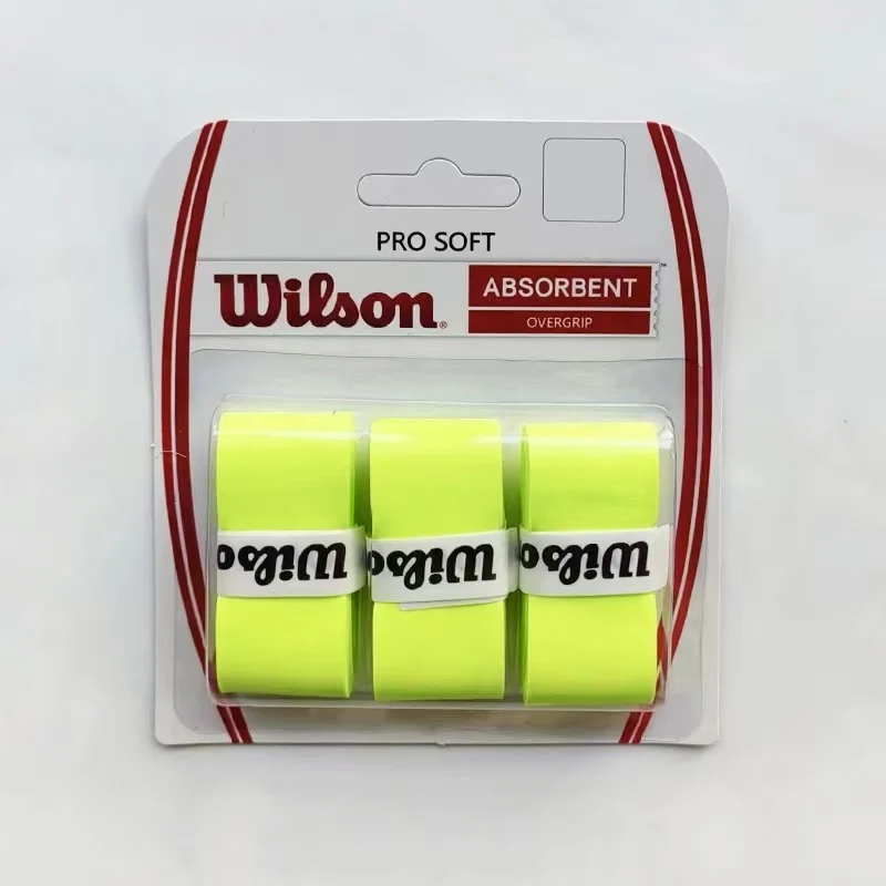 Wlison sabuk menyerap keringat PU, sabuk raket tenis, sabuk keringat perekat tangan OVERGRIP