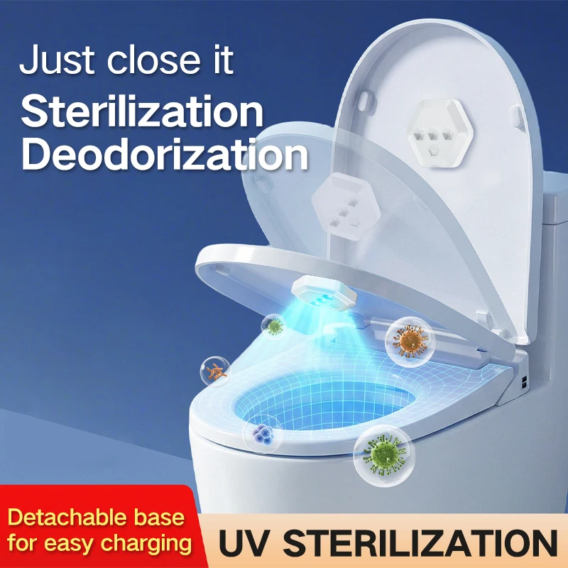 New Product Toilet Sanitizer UV-C Ultraviolet Sanitizer for Hotels, Motels, and Home Use