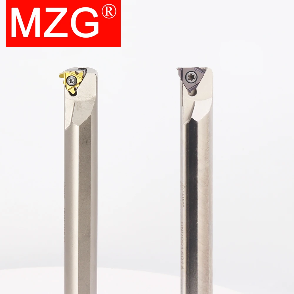 MZG Spring Steel B-SNR SNR0008K11 SNR0012M11 SNR0016Q16 SNR0020R16 SNR0020R22 SNR0025S22 Internal Turning Tool Lathe Cutter 16IR