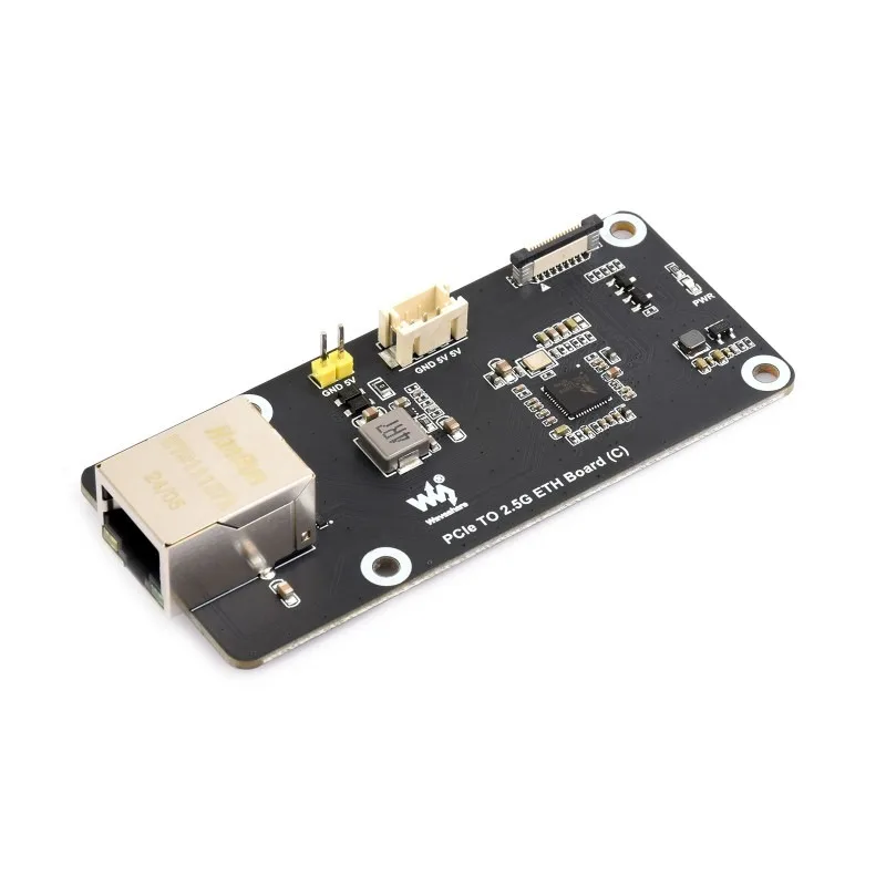 

PCIe TO 2.5G ETH Board (C) For Raspberry Pi 5, Supports Raspberry Pi OS, Driver-Free, Plug And Play