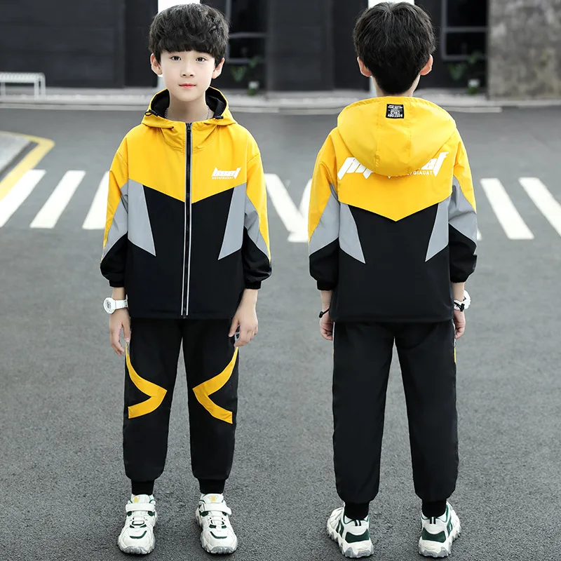 Children Clothing Set Boys Clothes Sportswear Kids Clothes Boy Suits For Boys Clothing Student Sport Tracksuit Coat Pants Suits