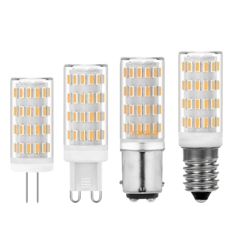 lampada led regulavel para carro e caminhao luz de plugue pequeno ca 12v 24v g4 g9 e14 ba15d 3000k branco natural 4000k 6000k 5w barco navio 10 pecas 01