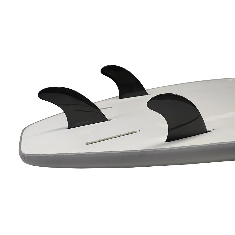 UPSURF fboard Fins Thruster ، 3 قطع لكل مجموعة ، زعانف تصفح نايلون ، علامات تبويب فردية ، زعانف ألواح قصيرة ، إكسسوارات شاطئ