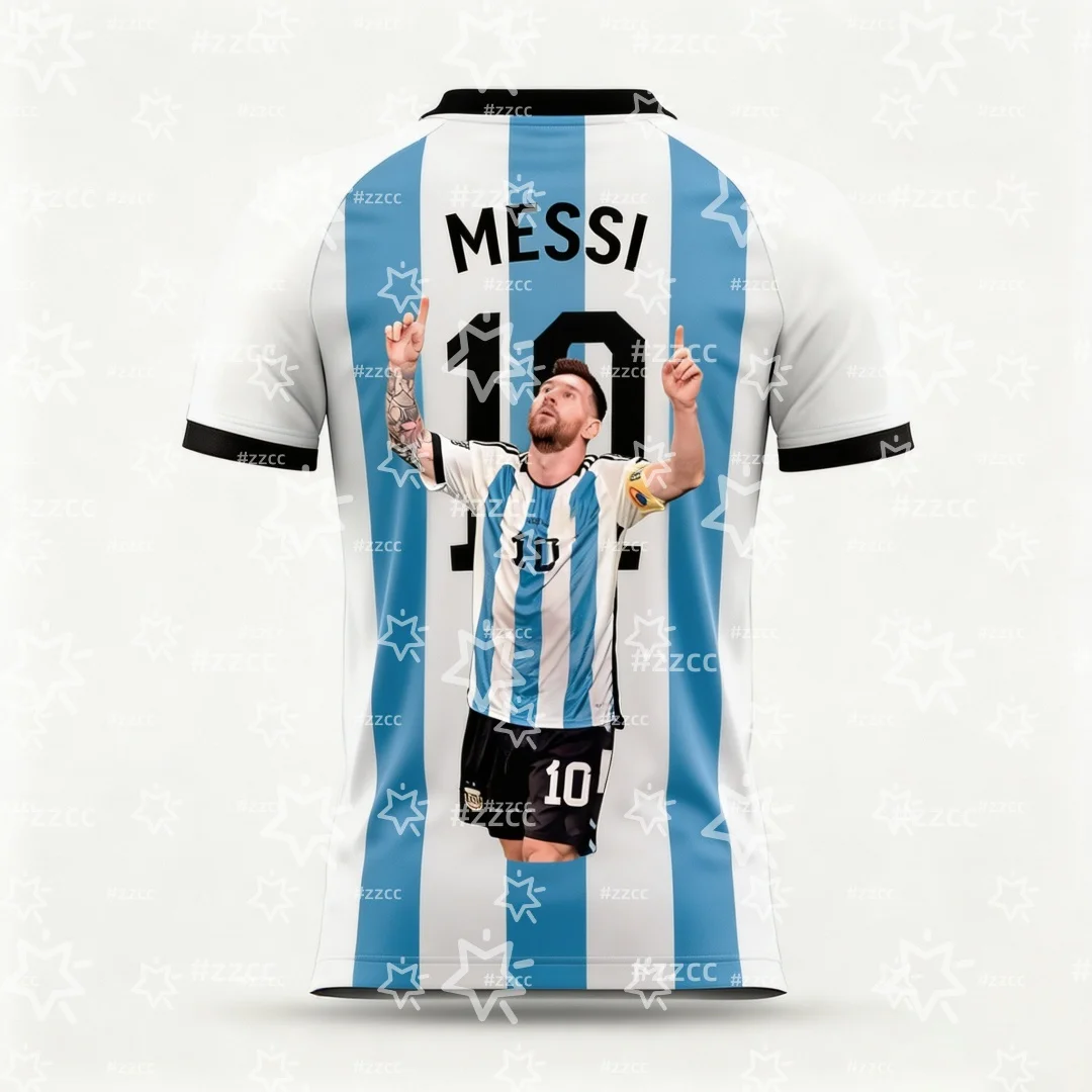Messi Argentina Team Football Jersey