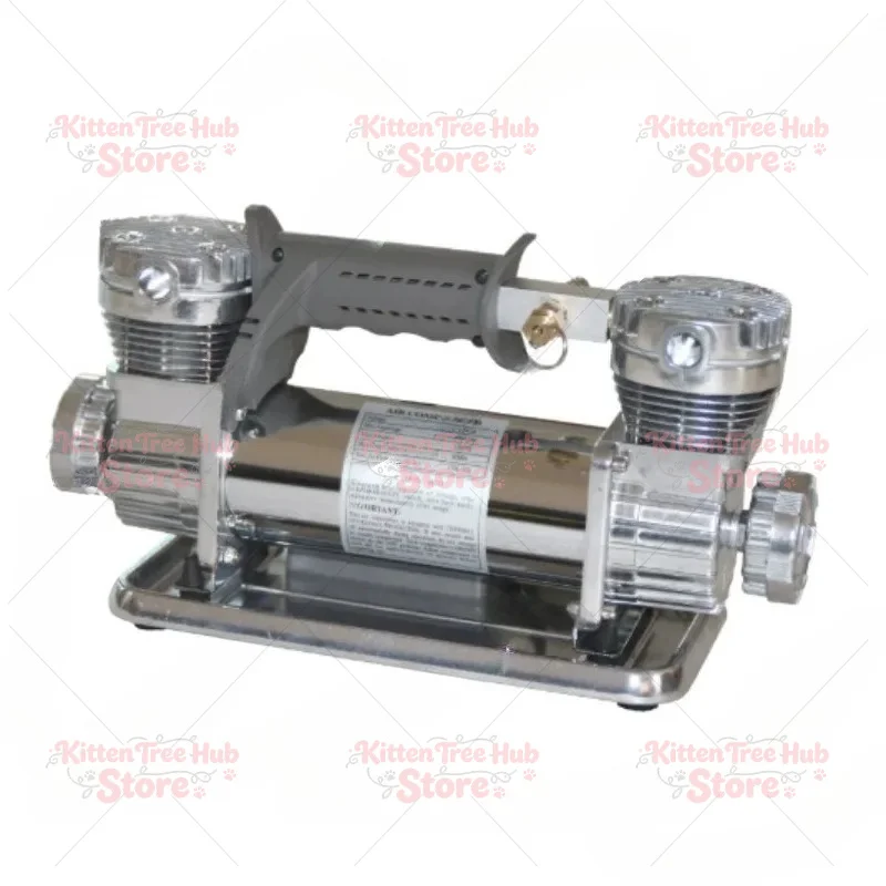 Cylinder Car Air Compressor High Power Auto Tire Inflator Pump