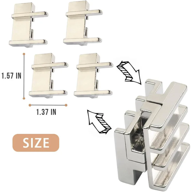 3PCS Metall Puzzle Gehirn Teaser IQ Test Pädagogische Geist Spiele Entwirrung Problem Lösung Spielzeug Geschenke Für Kinder Teenager