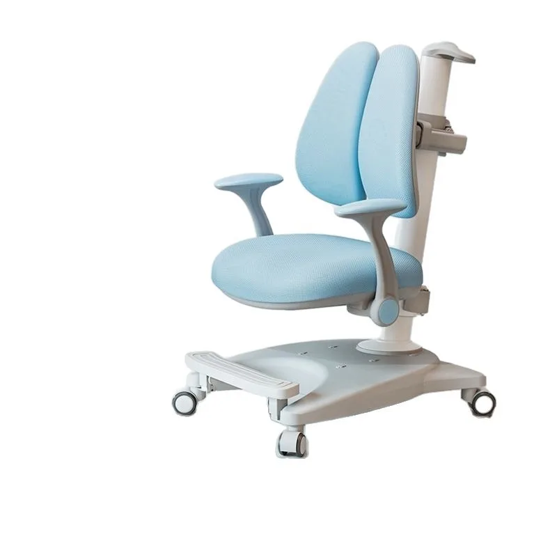 The writing chair automatically follows the back, and the study chair adjusts and corrects  sitting posture. It can be lifted