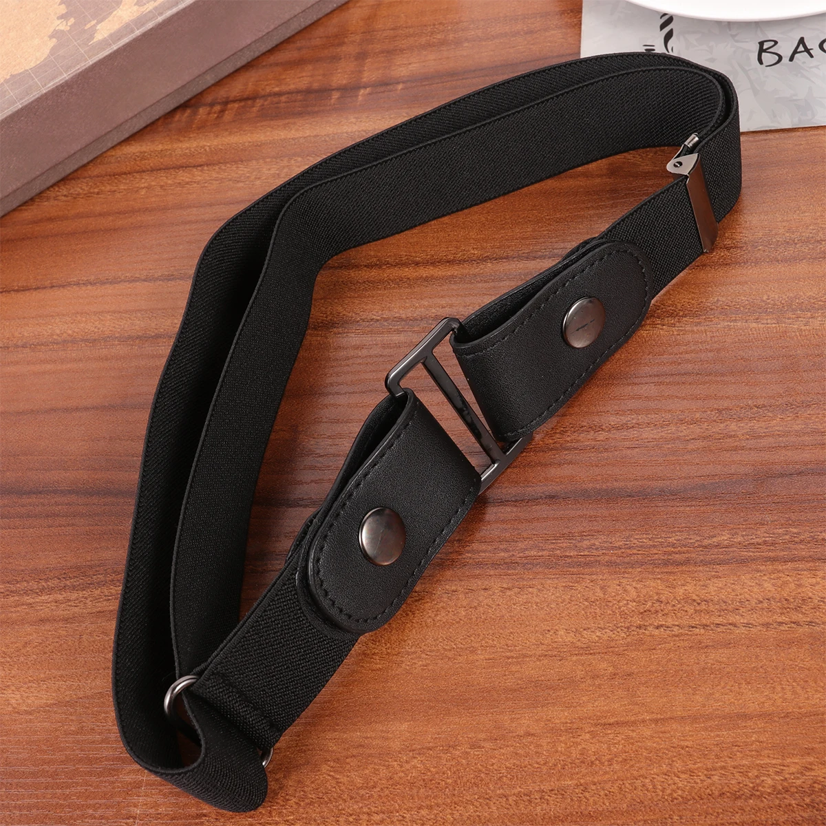 

Elastic Stretch No Buckle Perfect for Pregnant Women Long Term Use Pants Belt Elastic Belt for Women Men Kids Teens Fashion