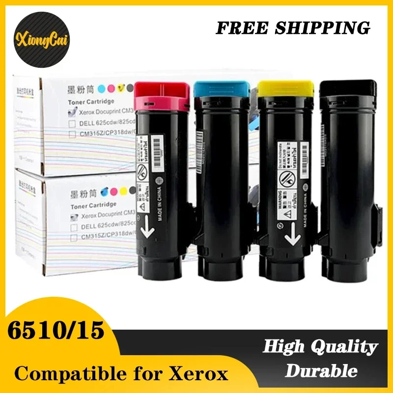 1PCS High Capacity 5K Color Toner Cartridge Compatible for Xerox Phaser 6510 WorkCentre 6515 Printers N DN DNI Extra