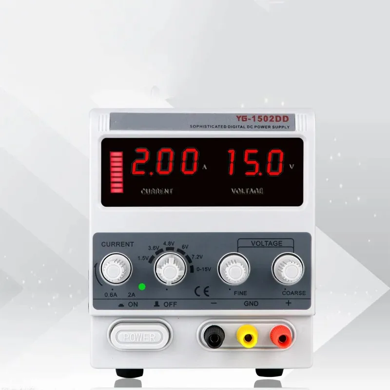 220V 50/60HZ DC Regulated Power Supply Adjustable Digital Display 15V 2A Bench Power-Supplies Voltage Regulator