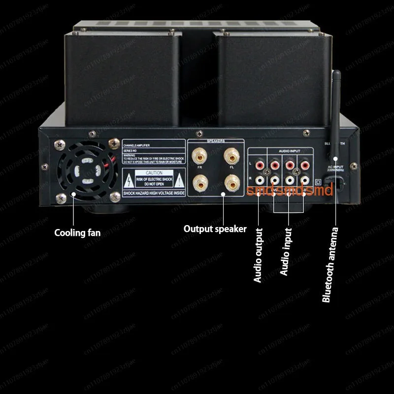 SSM 160W Hifi Tube Amplifier High Power Fever Power Amplifier Pre-stage Audio Speaker Bluetooth USB Amplifier Home Theater