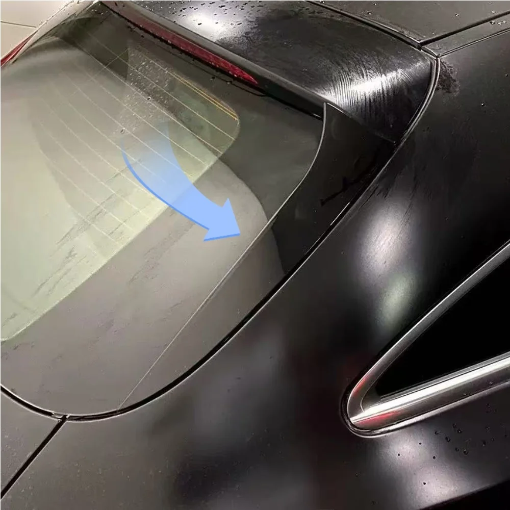 Для Mercedes-Benz CLS Class X218 Shooting Brake 2011-2017 задний спойлер на заднее окно, боковой спойлер, ABS, глянцевый черный задний утиный чехол