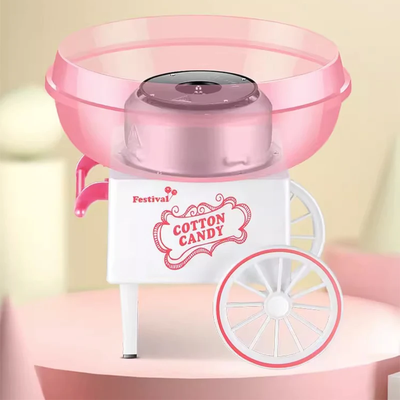 Máquina de malvavisco para el hogar para niños, pequeña, totalmente automática, fabricación de malvavisco, hecha en casa, mini azúcar de colores de lujo