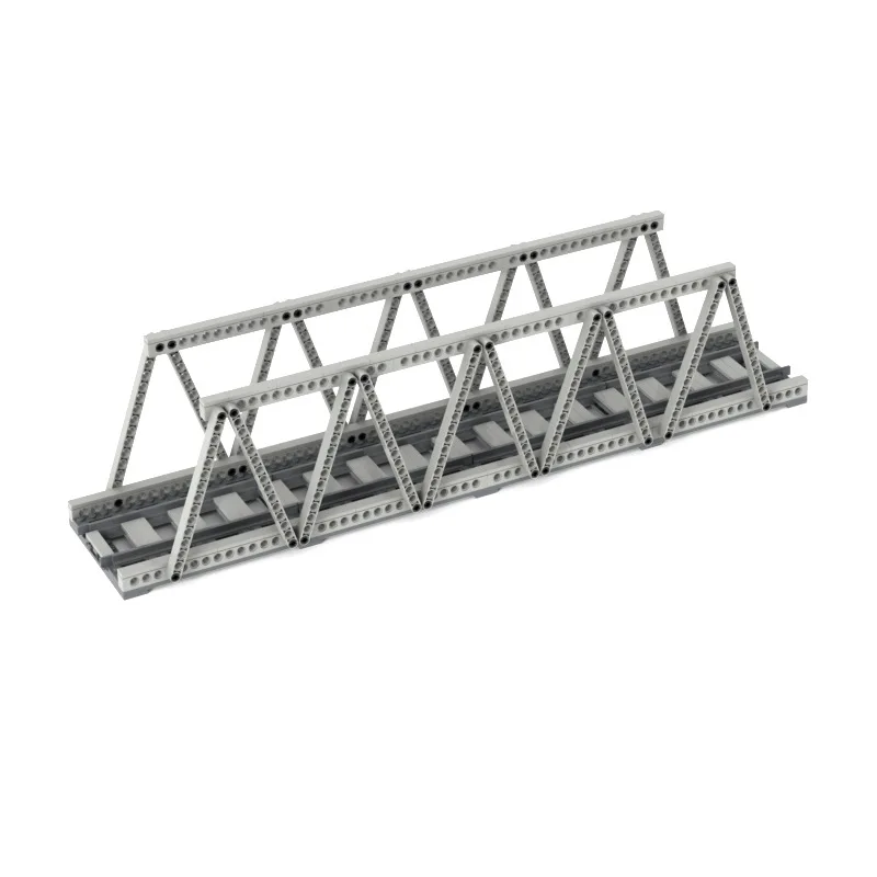 Railway Track Series Carriage/Bridge MOC Building Blocks Accessories Assembly Educational Scene Model Small Bricks Toys Gifts