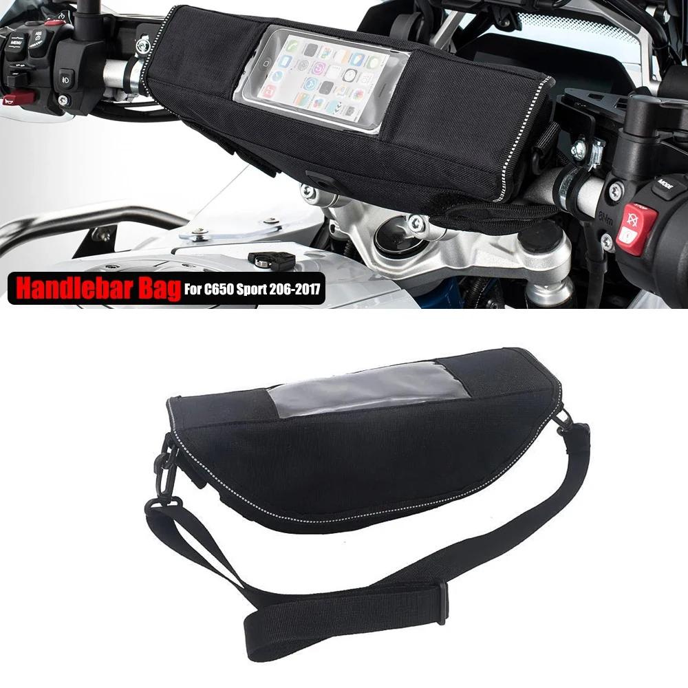 

Universal Motorcycle Handlebars Phone CPS Navigation Package Storage Bag Holder Screen Phone GS For BMW C650 Sport 2016 2017