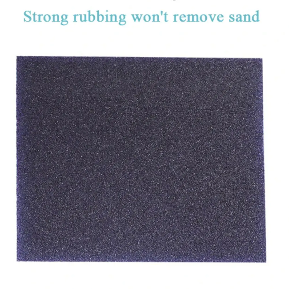 

Cleanable Sandpaper Pads Flexible Sponge Blue brown Foam Sandpaper Economical Alternative Efficient Performance