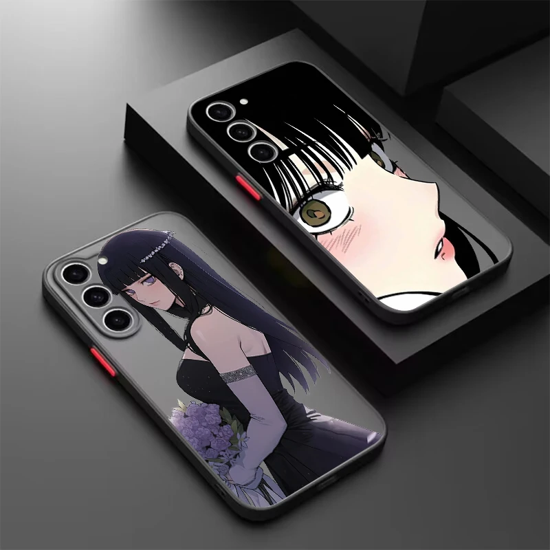 

H-Hinata Japanese Cartoon Frosted Translucent For Samsung A53 A52 A33 A32 A51 A71 A21S A13 A73 A50 A22 A12 5G TPU Phone Case