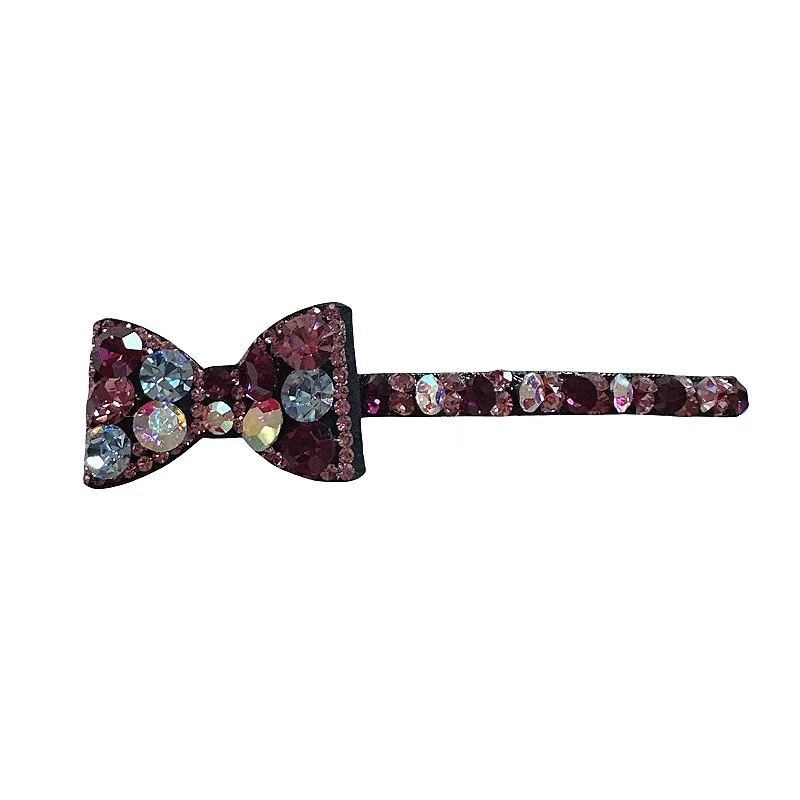 

Hair clip with bow hair clip with fringe clip with rhinestones Female Korean simple temperament line clip hair clip fascinator