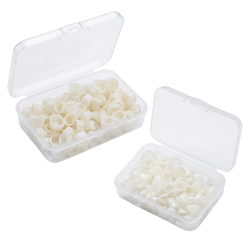 60Pcs Front Teeth & 90Pcs Back Teeth Denture Temporary Crowns Oral Care Porcelain Veneers Dental Patches for Immediate H2931-5