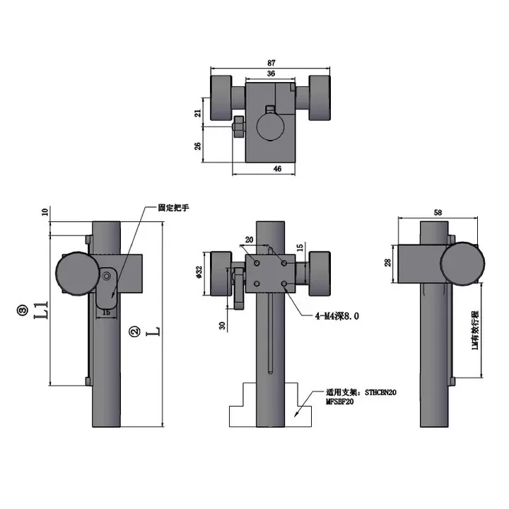 Z-axis vertical lift slide