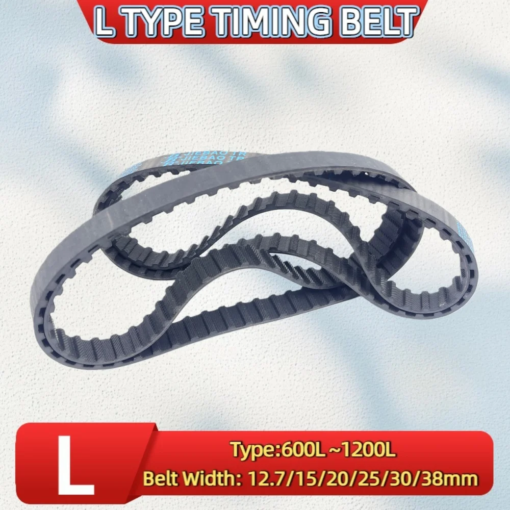 

Industrial Rubber Timing Belt 600L-1200L Model L Synchronous Belt Width 12.7mm-38mm Tooth Pitch 9.525mm for Machinery Equipment