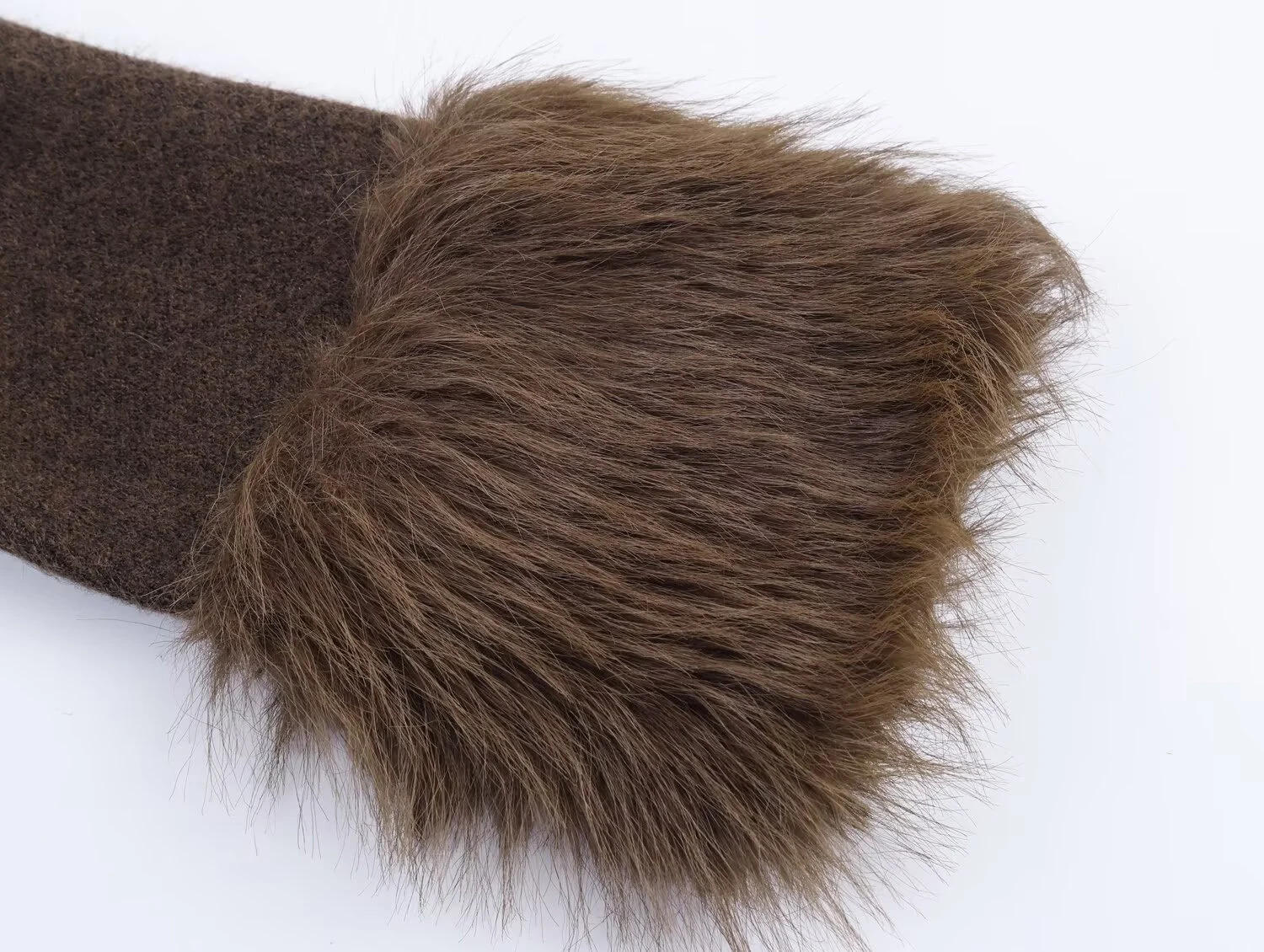 Autunno nuove donne abbigliamento europeo e americano effetto pelliccia artificiale splicing cappotto lavorato a maglia set di abiti in maglia