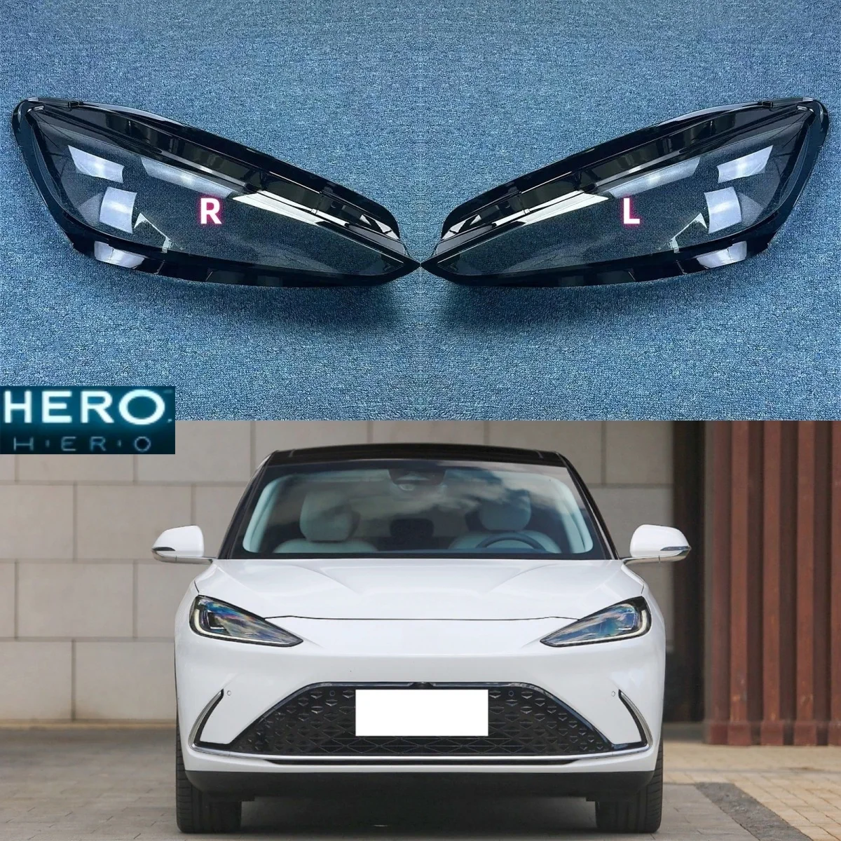 

For Alfa Romeo S ARCFOX αS 2021 2022 2023 2024 Car Accessories Headlights Glass Lens Cover Shade Shell Lens Lampshade