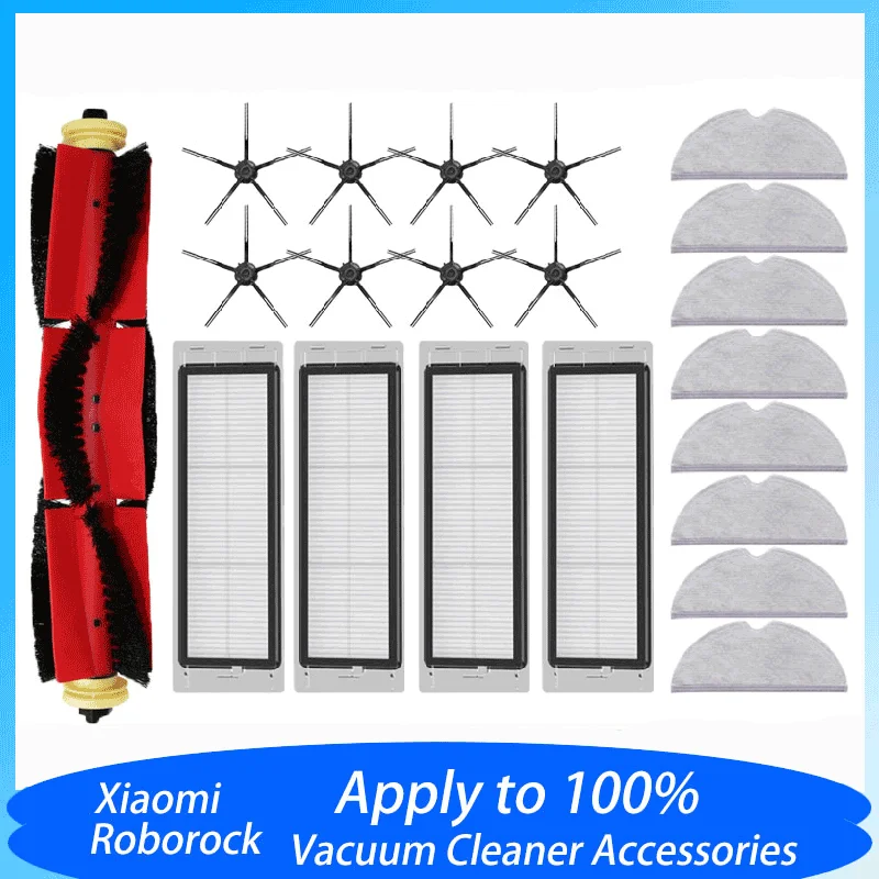 

For Roborock S5 S50 S51 S55 S6 S60 S6 Pure Vacuum Cleaner Accessories HEPA Filter Mop Cloth Side Main Brush Spare Parts