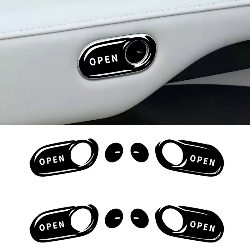 Für Xpeng G6 2023 2024 2025 Innentür Öffnen Taste Schutz Abdeckung Epoxy Trim Auto Zubehör