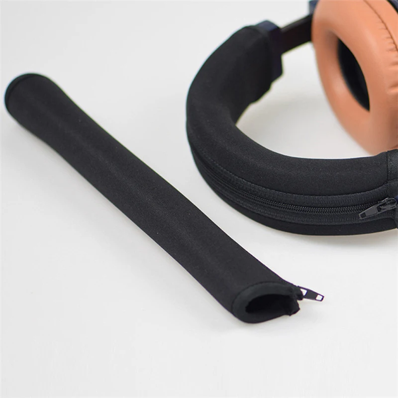 Zipper Headphone Protector Sleeve Cushion Pad Headband For Audio Technica ATH MSR7 M50X M40X M30 M20X