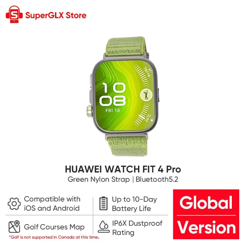 HUAWEI WATCH FIT 4 Pro Smartwatch Global Version 1.82 inch AMOLED