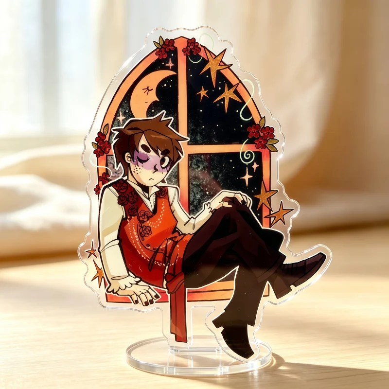 Ryan Ross Acrylic Standee,Panic! At The Disco Character Desktop Stand Figure, Rock Band Anime Acrylic Stand Desk Decor Gift