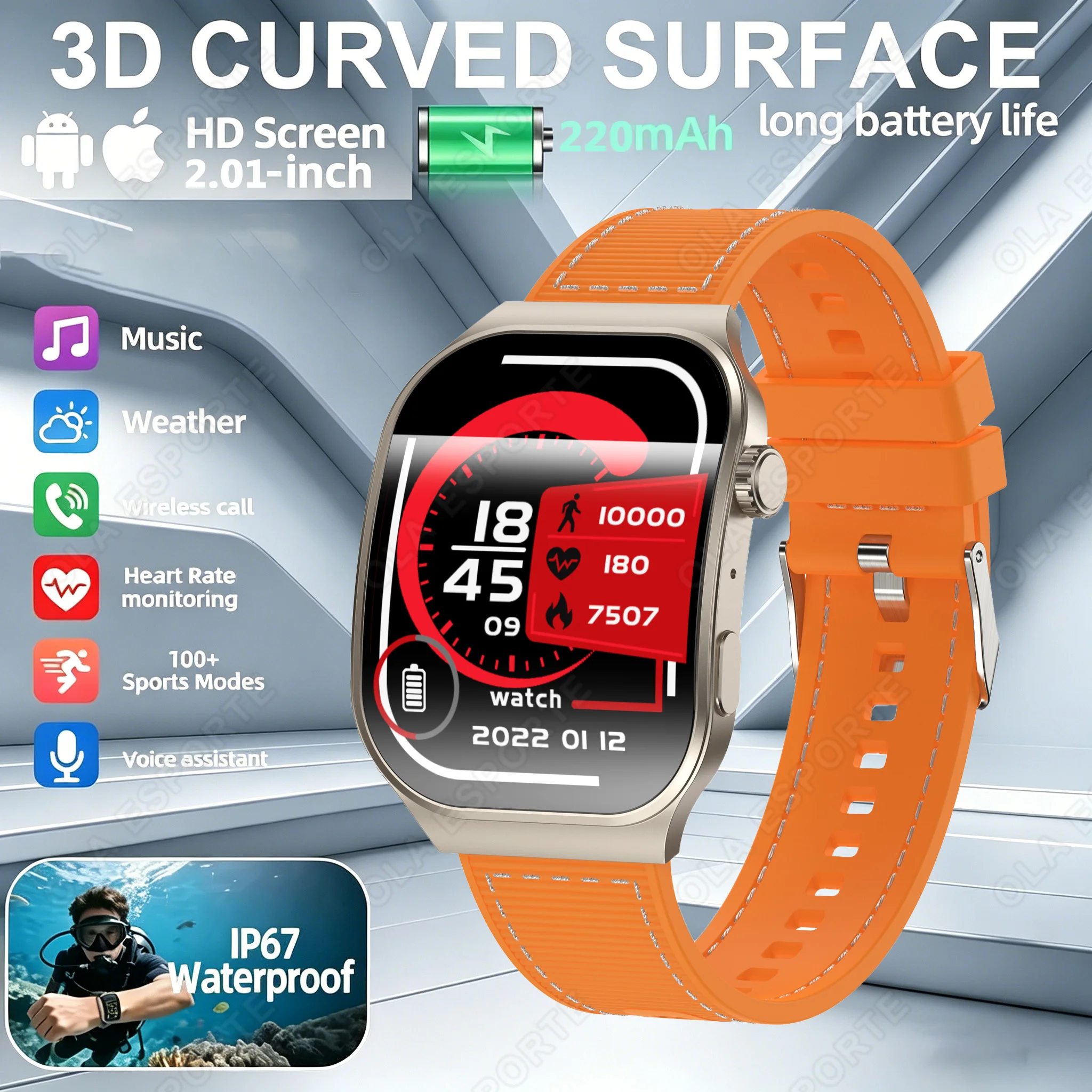 Bluetooth Call Smart Watch for Men