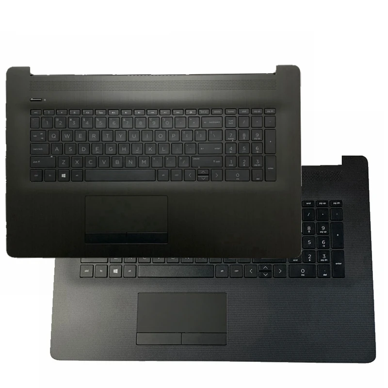 US Laptop backlit keyboard For HP Pavilion 17-BY 17-CA with palmrest Upper touchpad cover