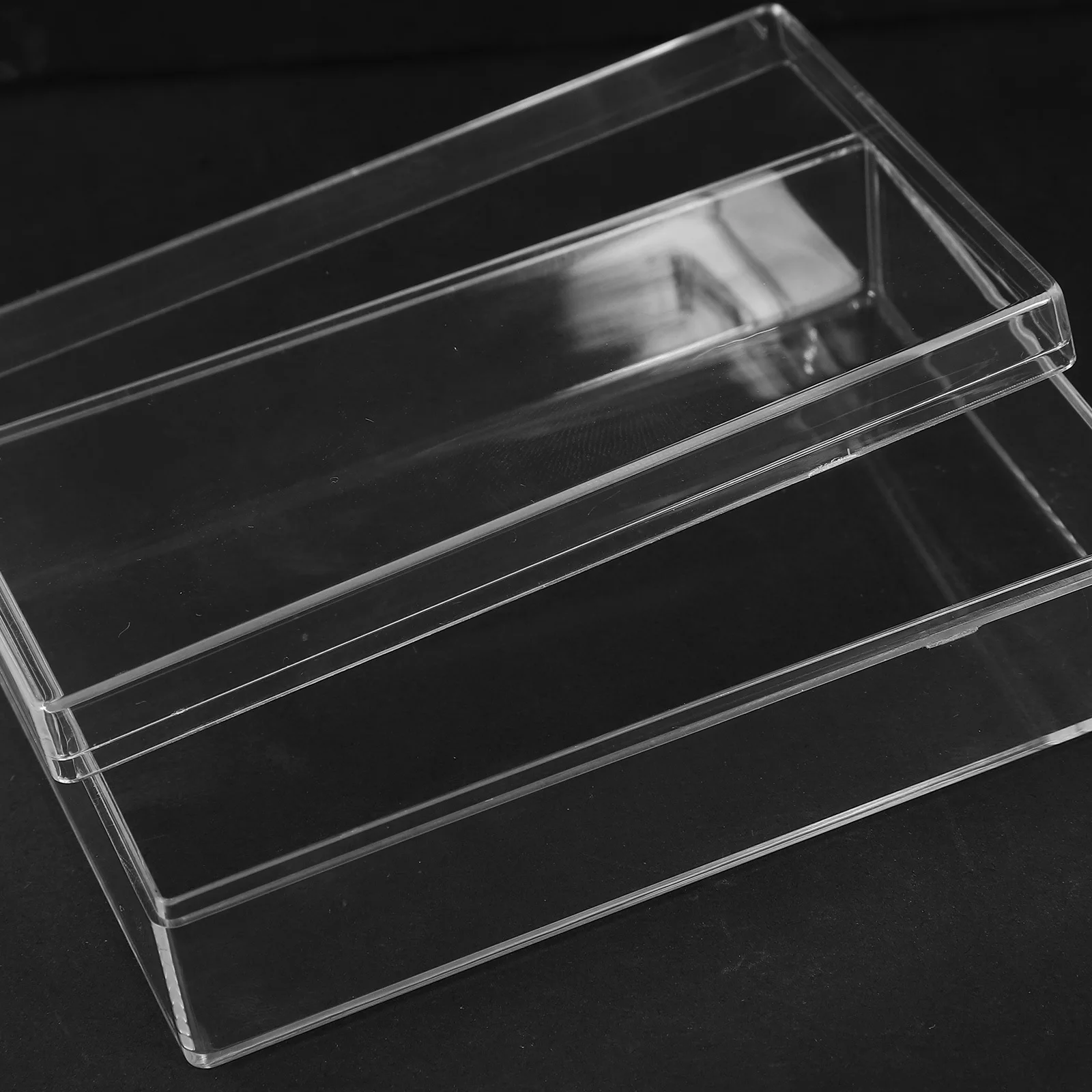

4Pcs Clear Jewelry Storage Boxes Plastic Organizer Small Transparent Cases for Beads Packaging Display Protection