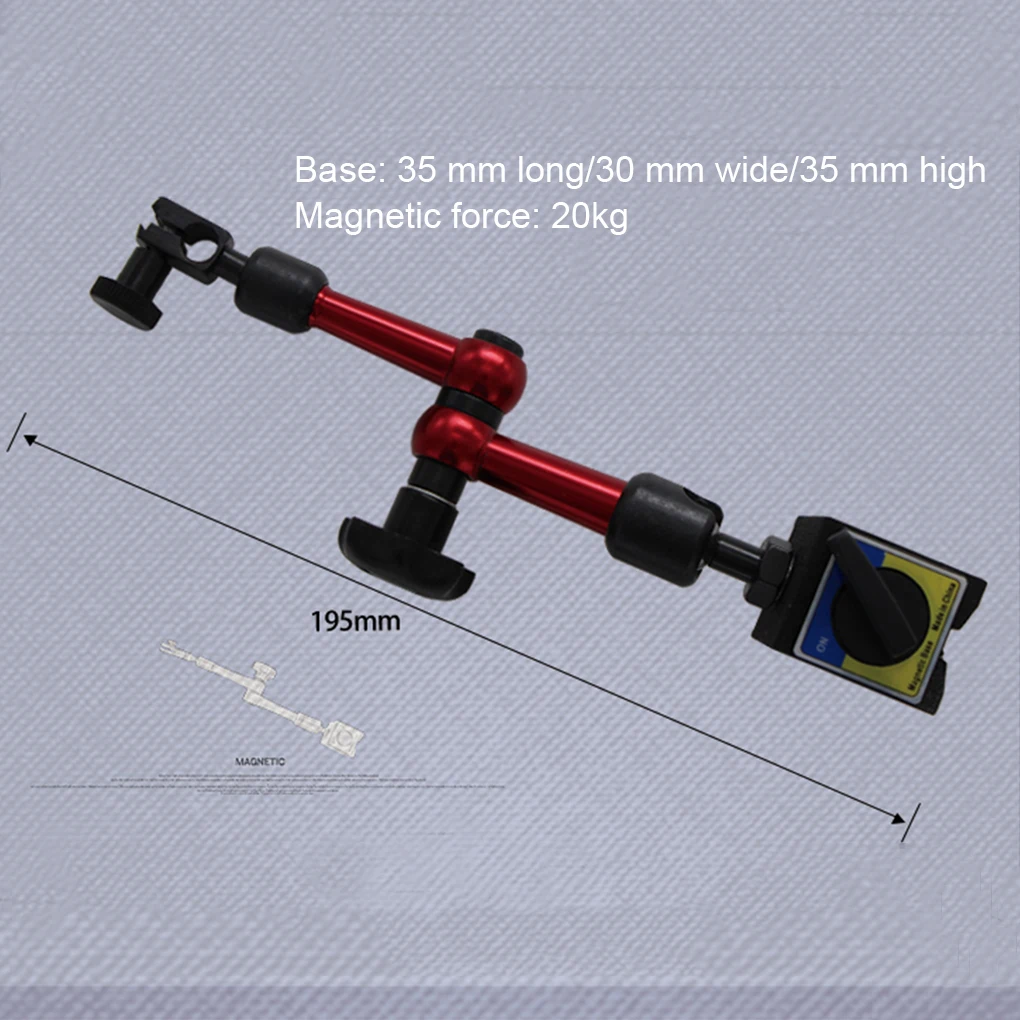 Dial Test Indicator Gauge Universal Magnetic Base Stand Table Scale Precision Indicators Center Measurement