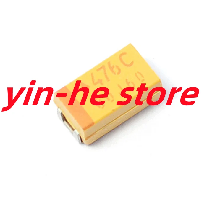 5PCS 1812 47UF 16V Chip tantalum capacitor 47UF 16V 476K C6032 1812 C type