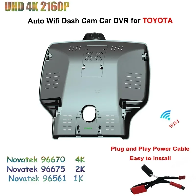 

Ultra HD 2160P 4K Car DVR Dedicated Dash Cam Camera for TOYOTA BZ3 2025 High quality Video Recorder 2K WIFI 24H Driving Recorder