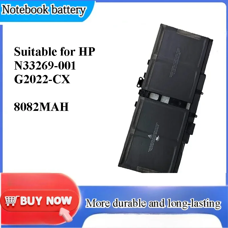 for HP N33269-001 G2022-CX Laptop Battery 7.72V 65Wh Replacement Internal Notebook Power Supply Compatible with