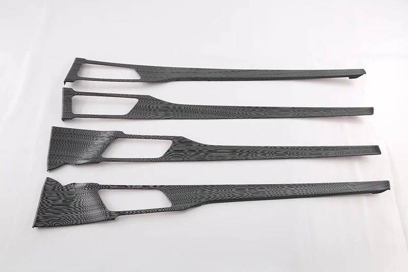 Car Accessories Carbon Fiber Style Door Speaker Horn Panel Trim For BYD Song Plus EV DMI 2022 2023