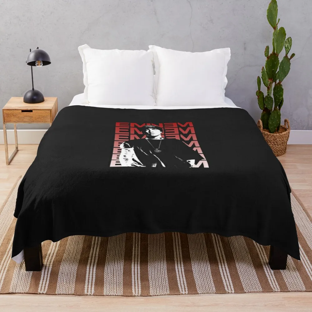 

rap em best selling Eminem Throw Blanket Flannels valentine gift ideas Blankets