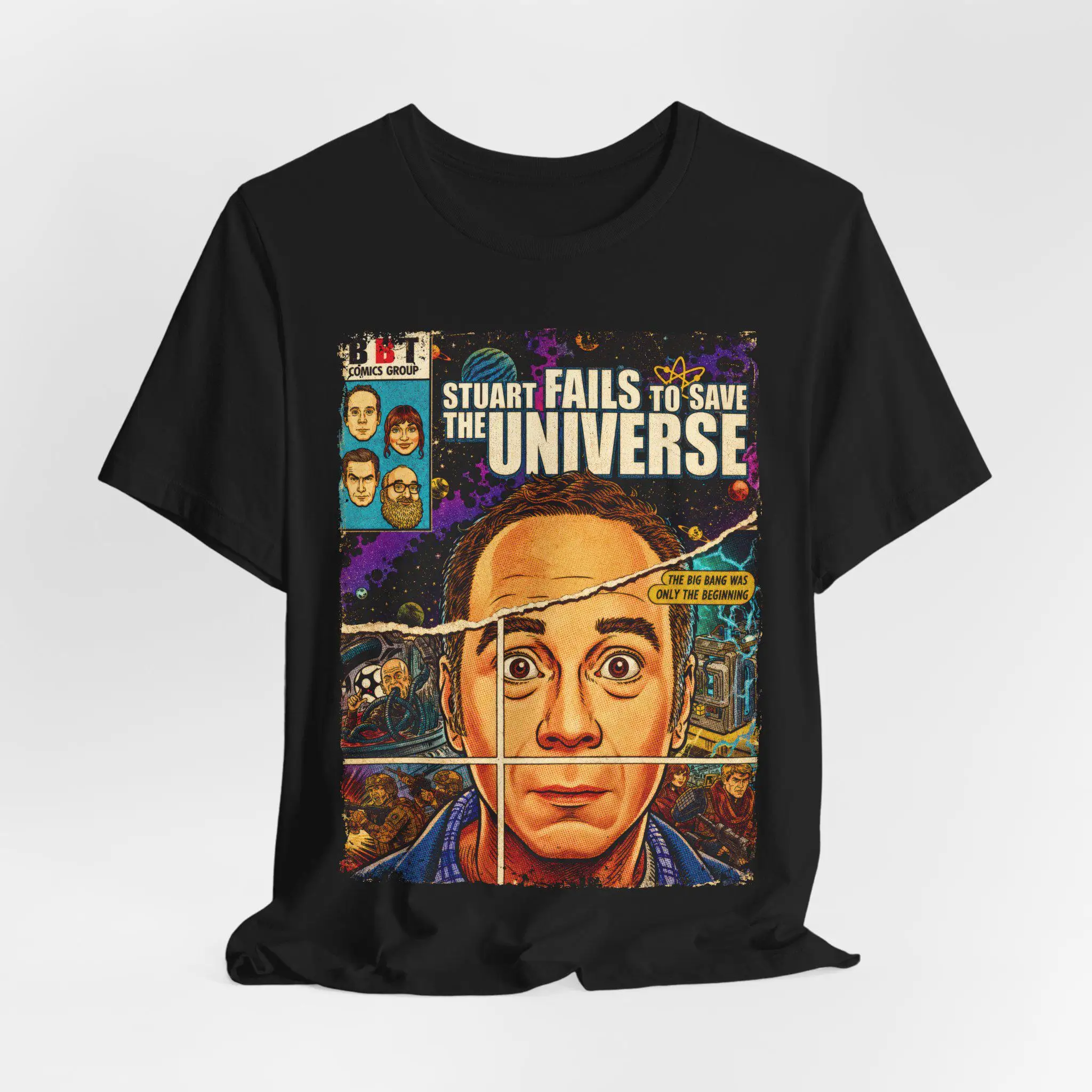 Stuart Fails to Save the Universe Movie T-shirt: Vintage Unisex Graphic Tee