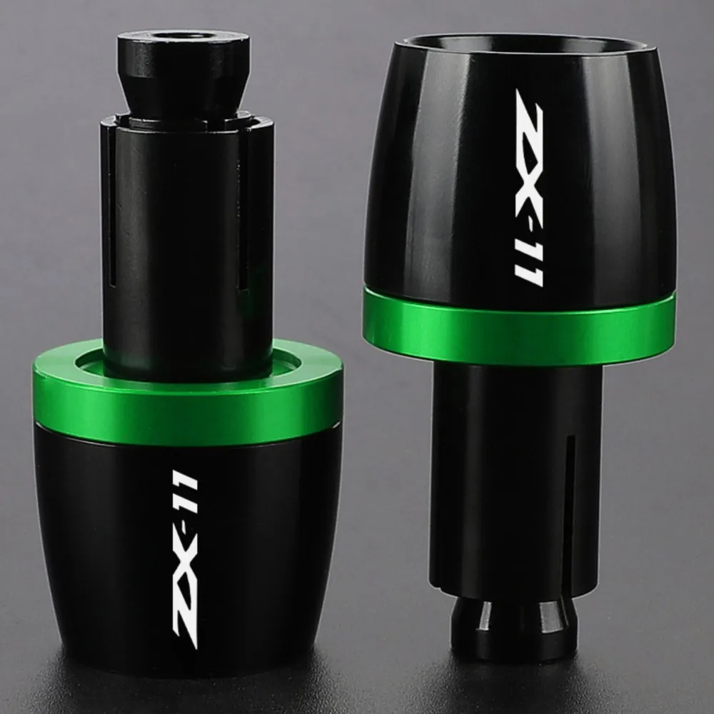 

2000 1999 1998 1997 1996 Handlebar For KAWASAKI ZX11 1990 1991 1992 1993-2001 CNC ends Plug Cover Z X11 Handle Bar End Hand Grip