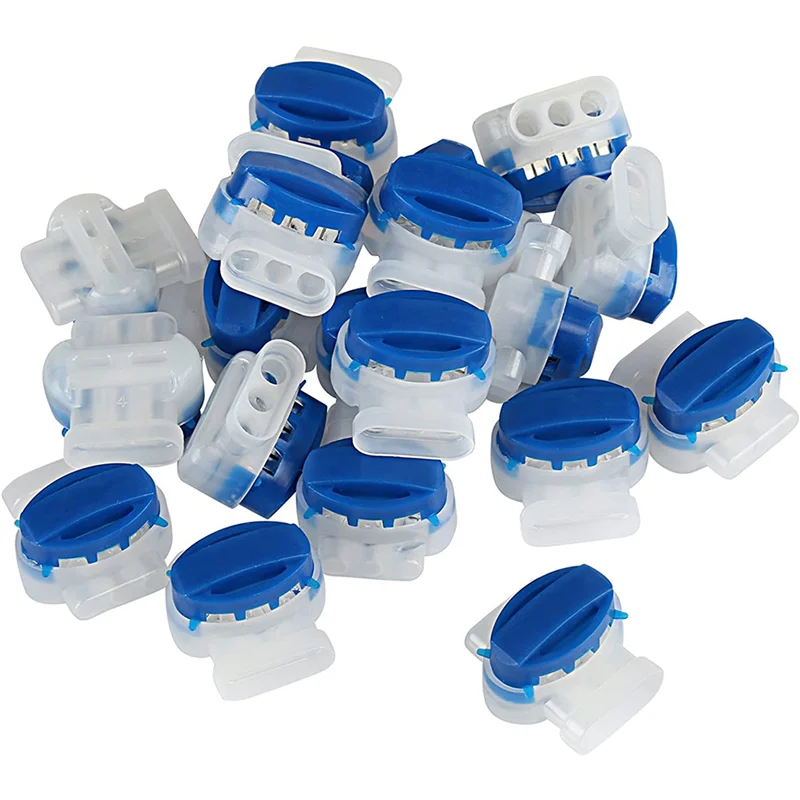 

ABMH-50Pcs 3 Way Wire Connectors 314 Wire Connectors For Garden Auto Lawn Mower Robotic Lawn Mower Connectors