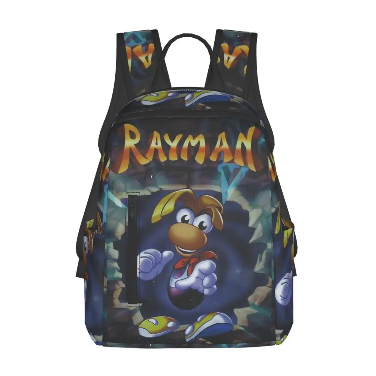 

Ps1 Rayman Game Vintage Gamer Gaming Gamer Girl Videogames Backpack Daypack Large Capacity Children BookBag Shoulder Bags