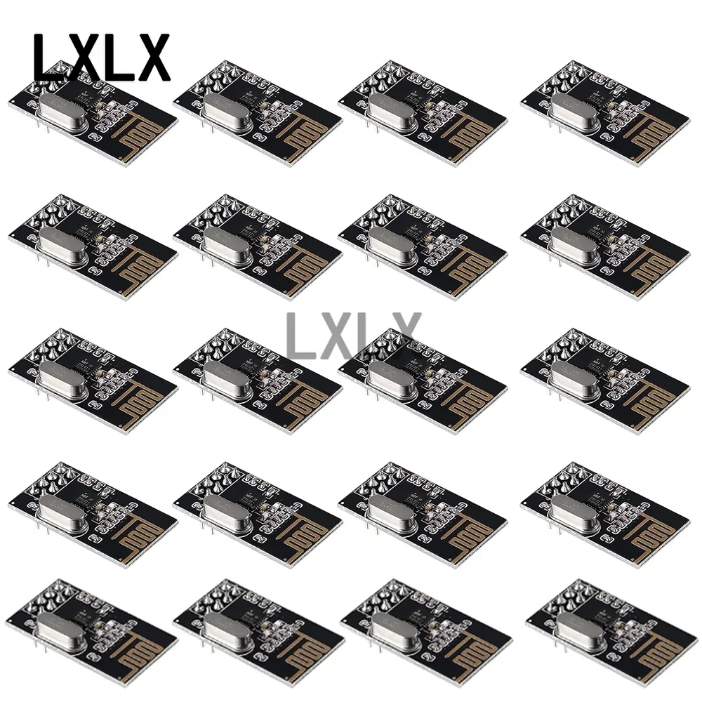 2-20PCS NRF24L01+ 2.4G Wireless Data Transmission Module 2.4GHz NRF24L01 Power Enhanced NRF24L01+PA+LNA 1000m for Arduino