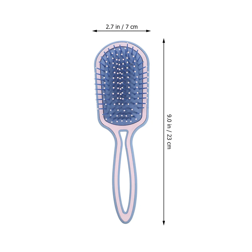

2Pcs Portable Paddle Hair Brush Massage Comb Detangling Brush Lightweight for Women Travel Hair Care Massage Comb