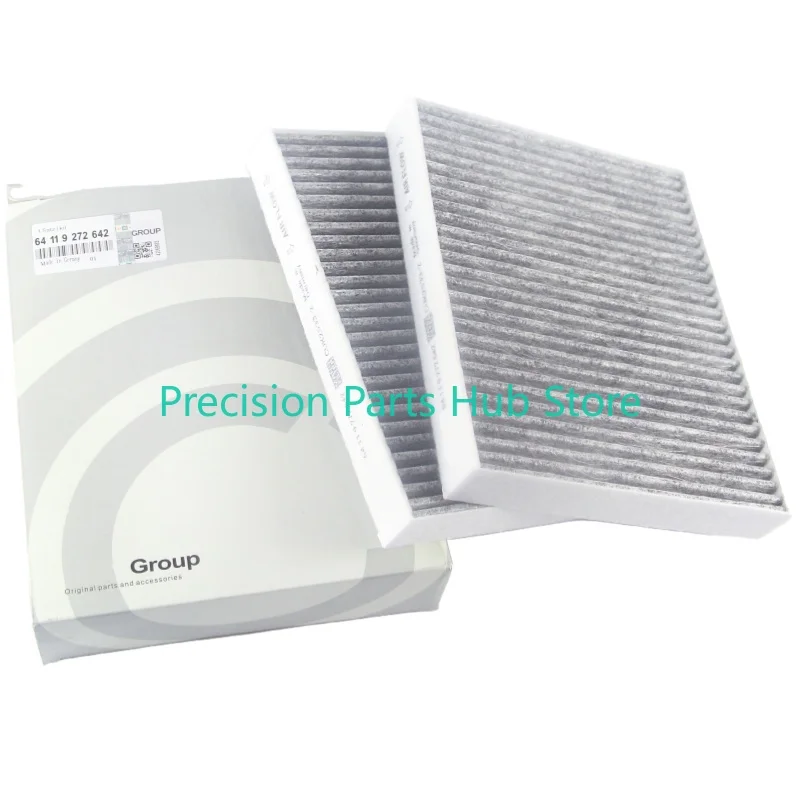 

OEM 64119272642 2PC Charcoal Activated Cabin Filter Set For BMW F01 F02 F07 F10